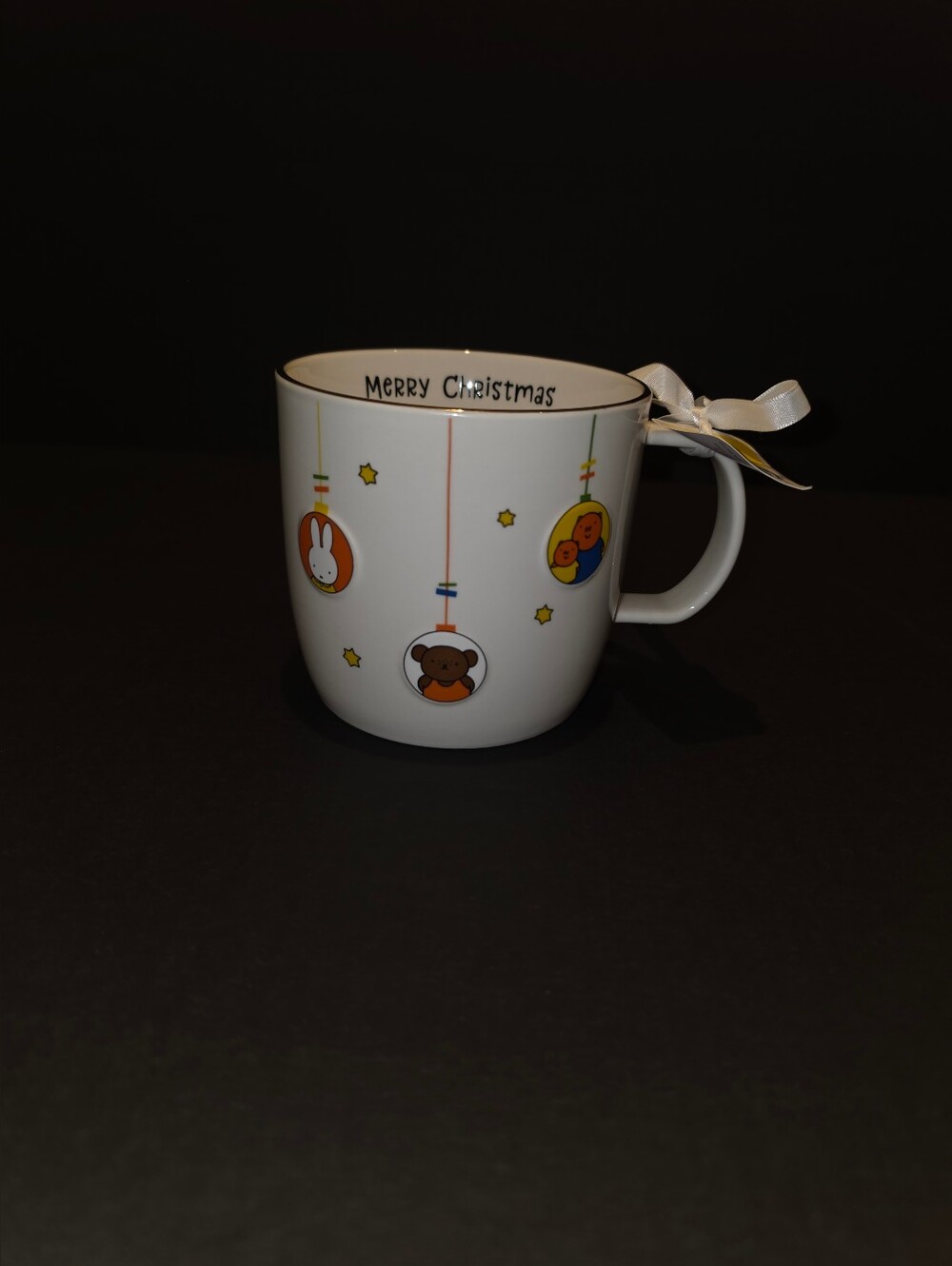 Miffy Christmas Mug with Ornament Details